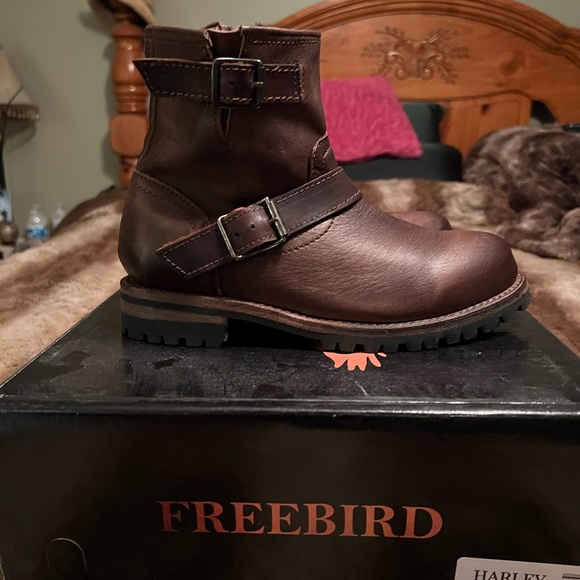 Freebird by Steven Harley Brown Ankle Boots - Picture 3 of 5